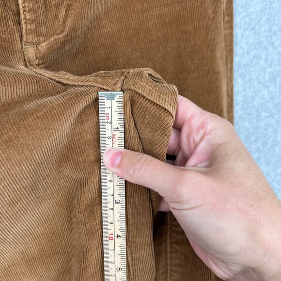 Everlane Corduroy Wide Leg Pant Size 4 Camel Brown Tan Cropped High Rise Casual - Picture 11 of 14